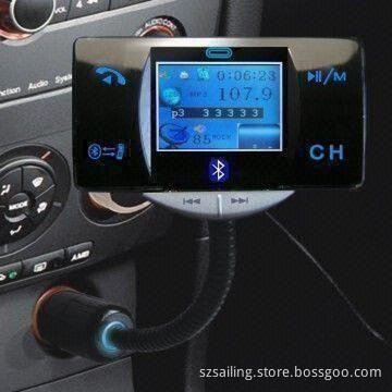 Car MP4 Player with 1.8-inch LCD and Caller ID Display, Supports MP4 and MP3/WMA Formats